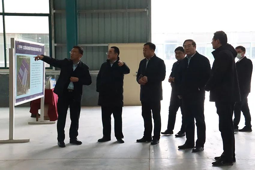 濟(jì)寧市委常委，市政府副市長(zhǎng)、黨組副書記王宏偉蒞臨天意機(jī)械調(diào)研大宗固廢項(xiàng)目